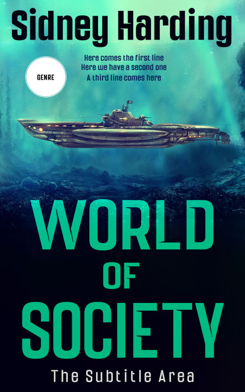 Pre Made Book Cover Shamrock