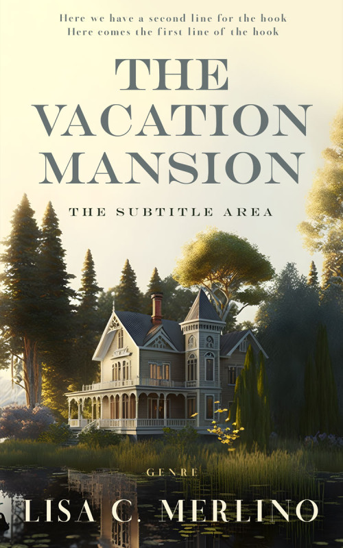 Pre Made Book Cover Log Cabin