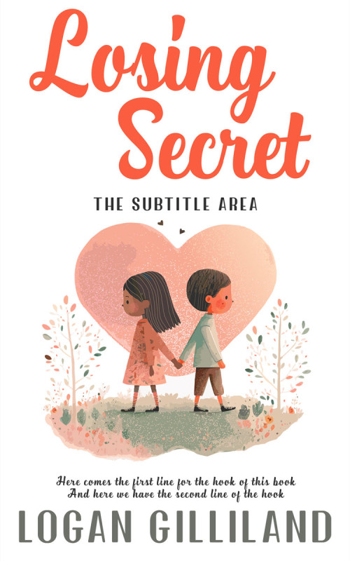 Pre Made Book Cover Rose Fog