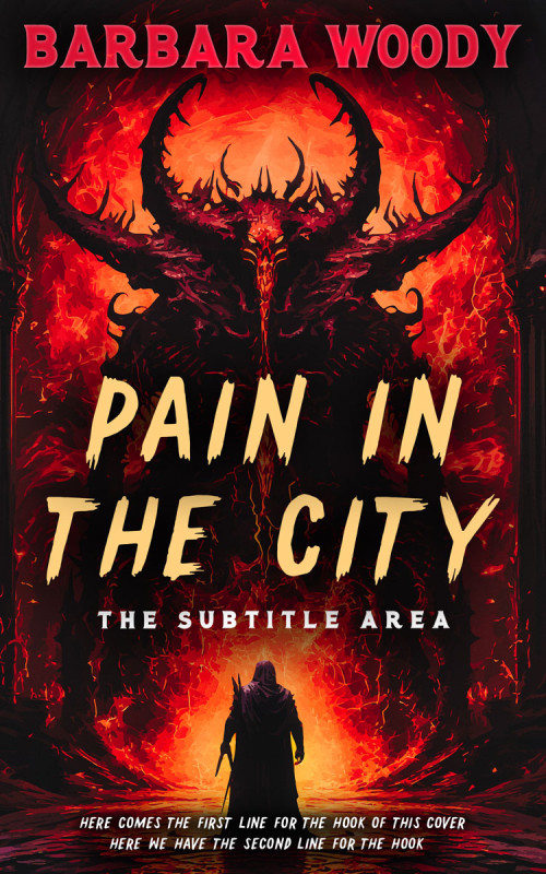 Pre Made Book Cover Cinnabar