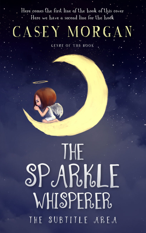 Pre Made Book Cover Ebony Clay