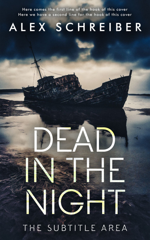 Pre Made Book Cover Ash