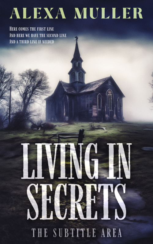 Pre Made Book Cover Timberwolf