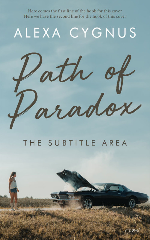 Pre Made Book Cover Tower Gray