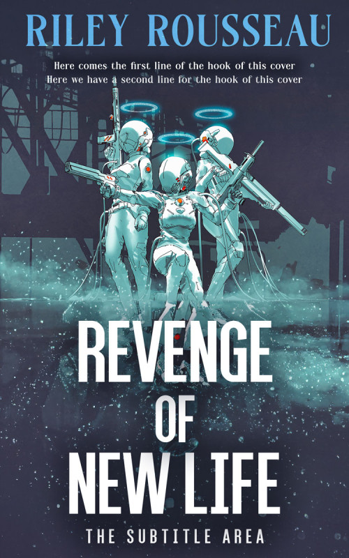 Pre Made Book Cover Bright Gray