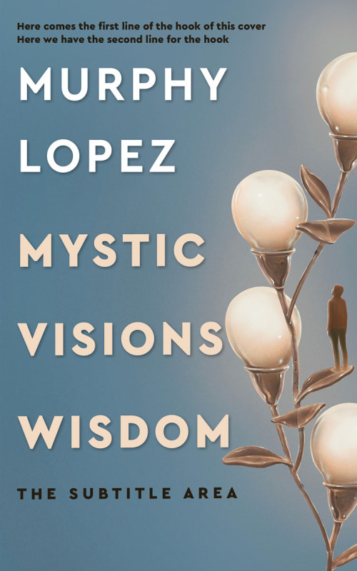 Pre Made Book Cover Slate Gray