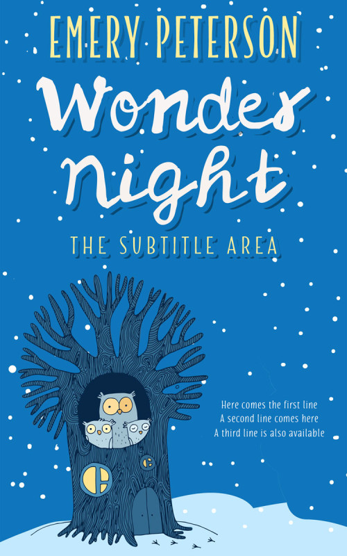 Pre Made Book Cover Denim