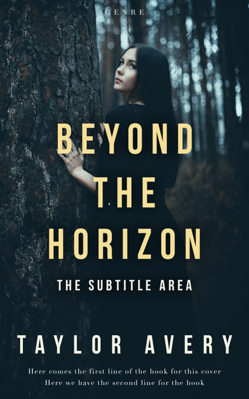 Pre Made Book Cover Timber Green