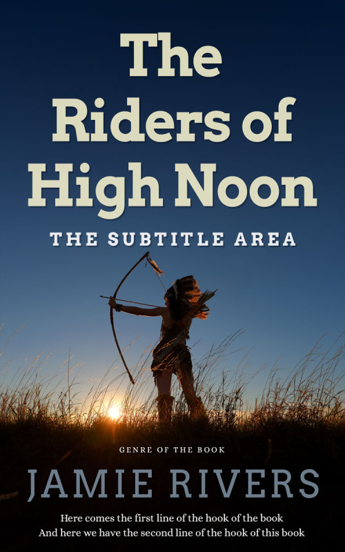 Pre Made Book Cover Mirage