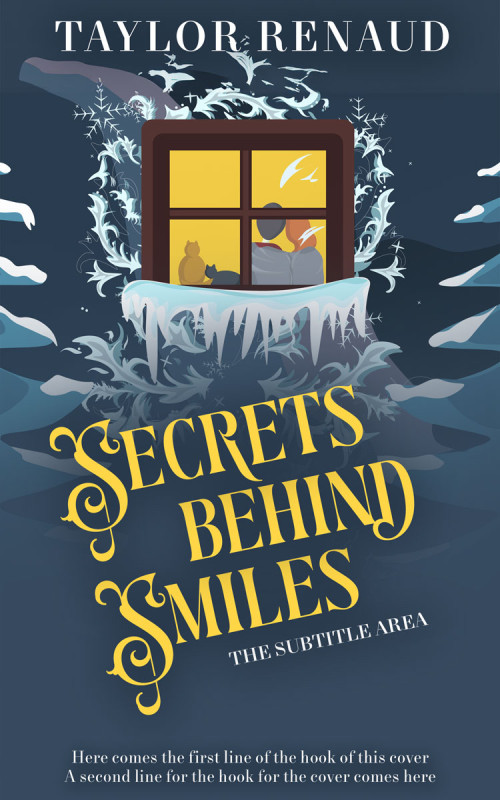 Pre Made Book Cover Pickled Bluewood