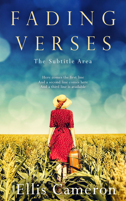 Pre Made Book Cover Harvest Gold