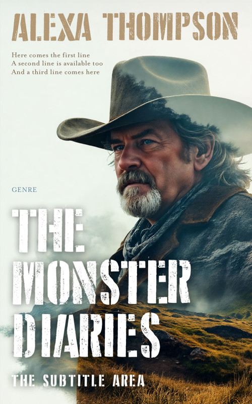 Pre Made Book Cover Outer Space