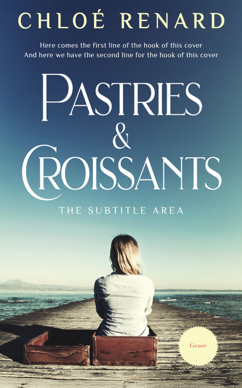 Pre Made Book Cover Blue Bayoux