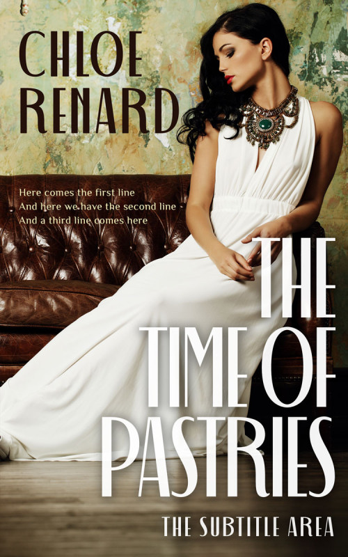 Pre Made Book Cover Soft Amber