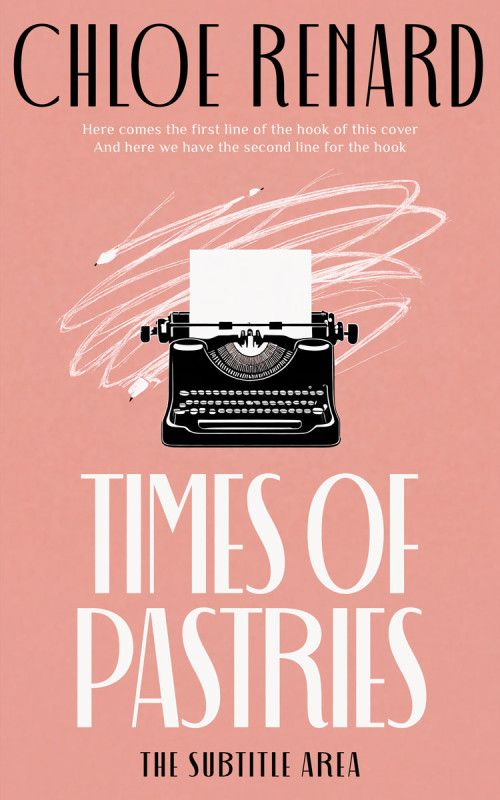 Pre Made Book Cover Tonys Pink