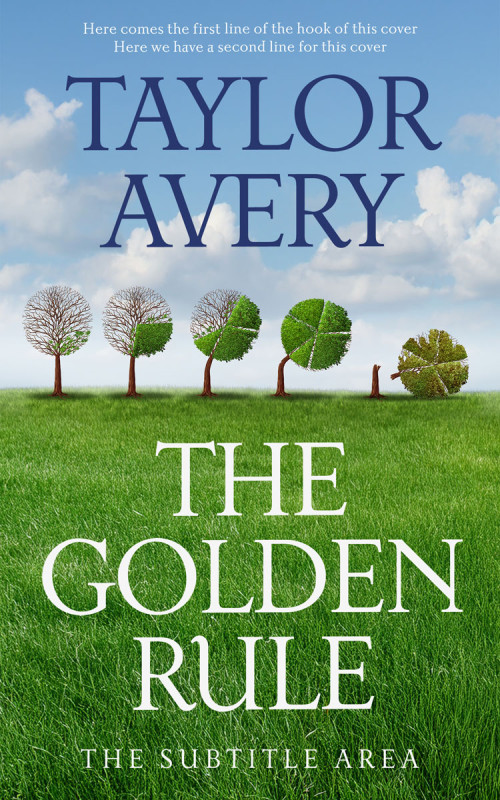 Pre Made Book Cover Fern Frond