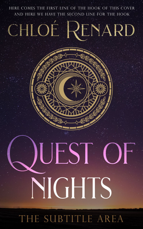 Pre Made Book Cover Thunder