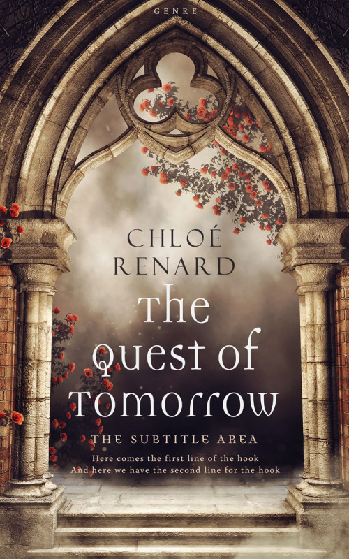 Pre Made Book Cover Rock