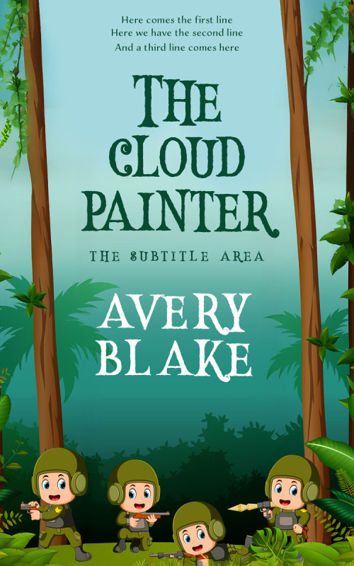 Pre Made Book Cover Neptune