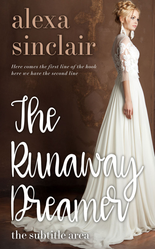 Pre Made Book Cover Bistre