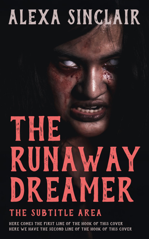 Pre Made Book Cover New York Pink