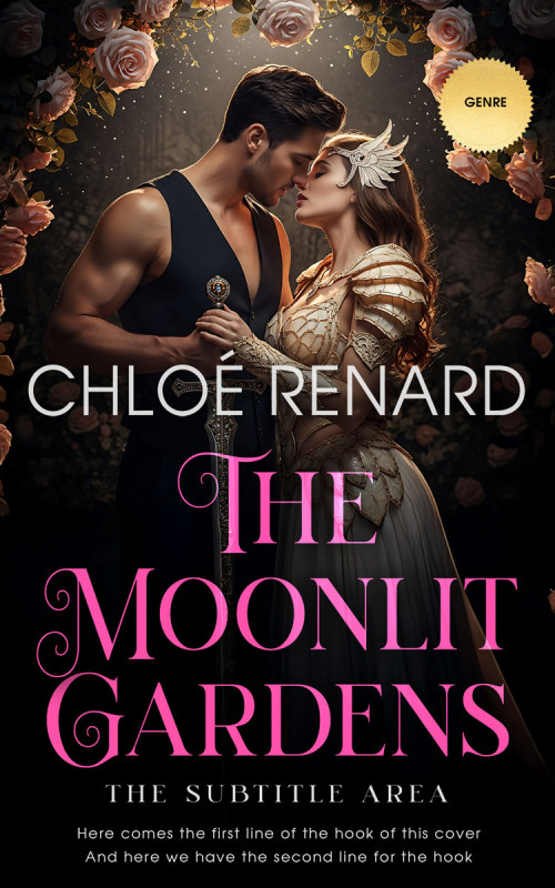 Pre Made Book Cover Puce