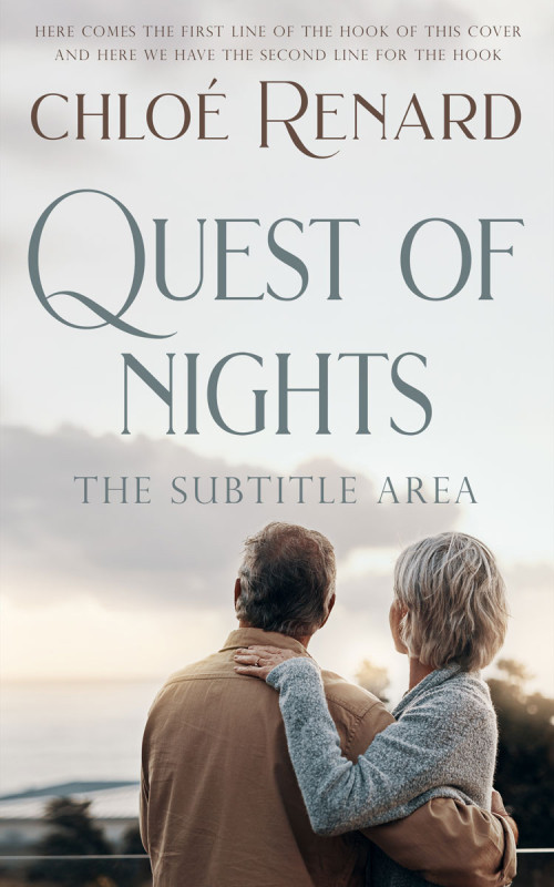 Pre Made Book Cover Quill Gray