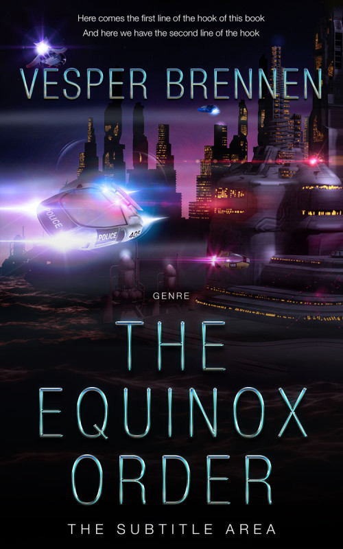 Pre Made Book Cover Cinder