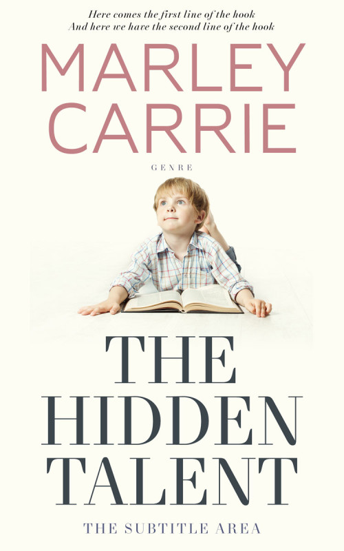 Pre Made Book Cover Ecru White