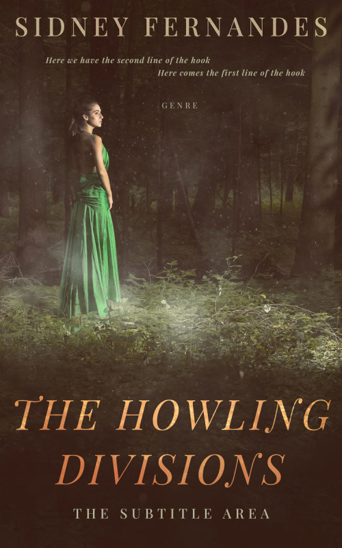 Pre Made Book Cover English Walnut