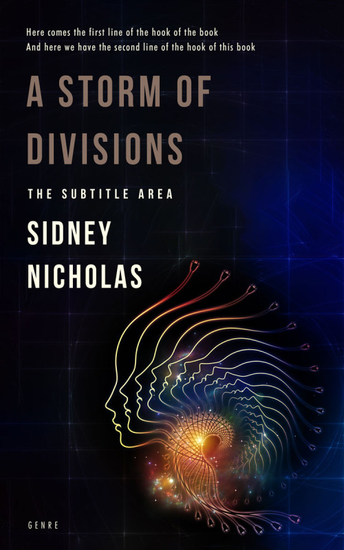 Pre Made Book Cover Ebony