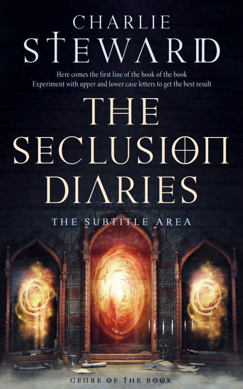 Pre Made Book Cover Sorrell Brown