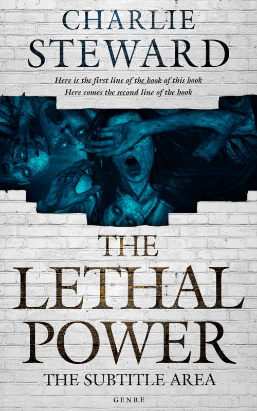 Pre Made Book Cover Elephant