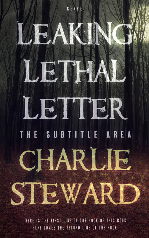 Pre Made Book Cover Thunder