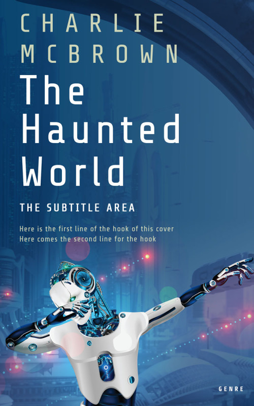 Pre Made Book Cover Astronaut