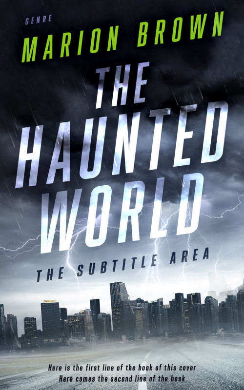 Pre Made Book Cover Ebony Clay