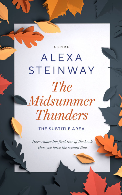 Pre Made Book Cover Athens Gray