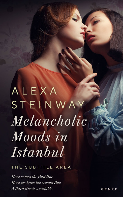 Pre Made Book Cover Cocoa Brown