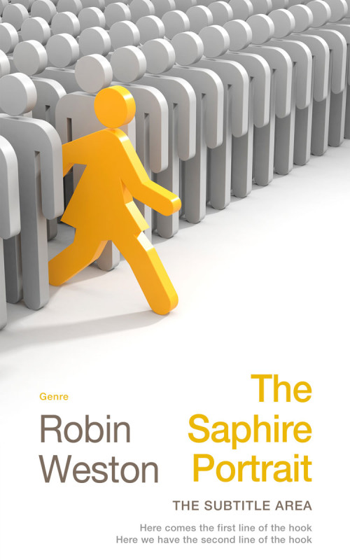 Pre Made Book Cover Gray Nickel