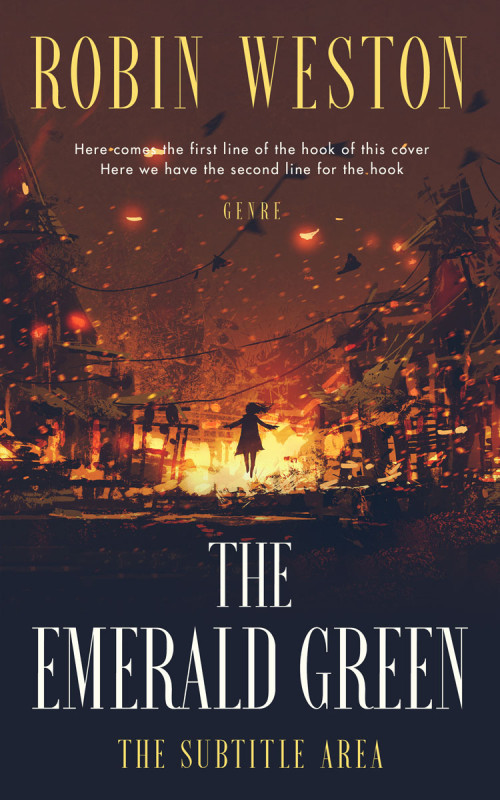 Pre Made Book Cover Thunder