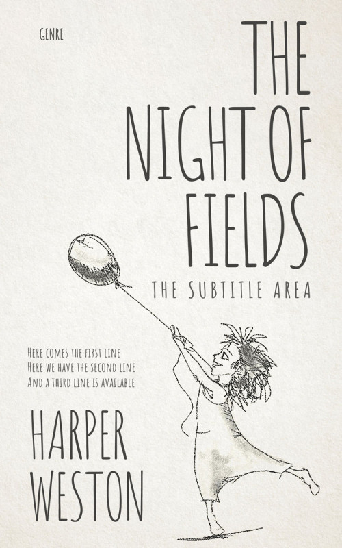 Pre Made Book Cover Pampas