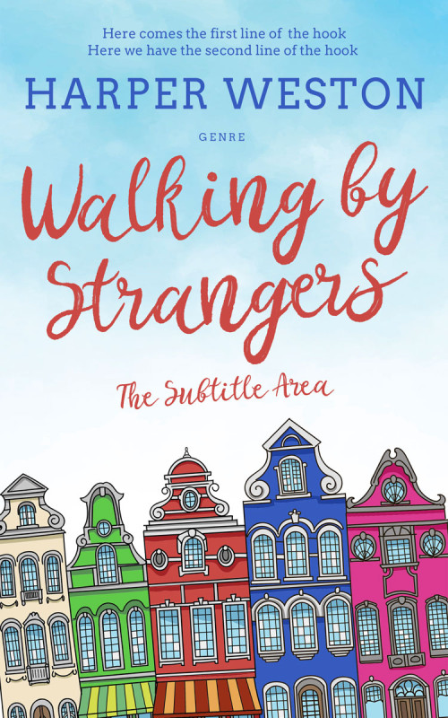 Pre Made Book Cover Jagged Ice