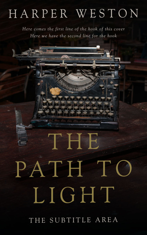 Pre Made Book Cover Cocoa Brown