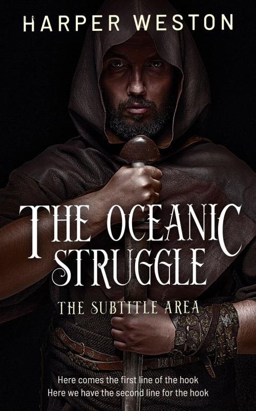 Pre Made Book Cover Cocoa Brown