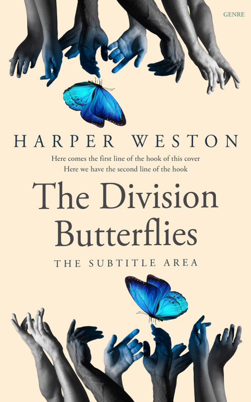 Pre Made Book Cover Pickled Bluewood