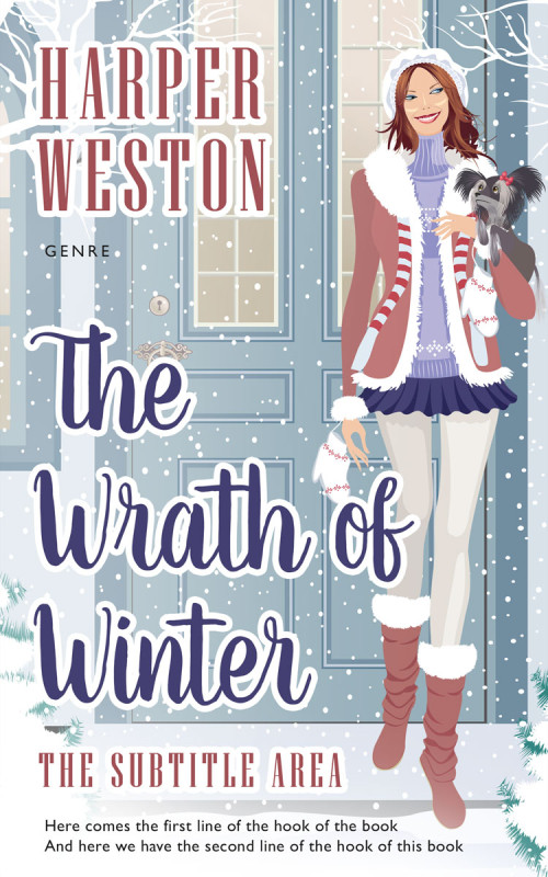 Pre Made Book Cover French Gray