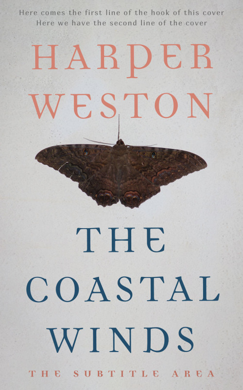 Pre Made Book Cover Quill Gray