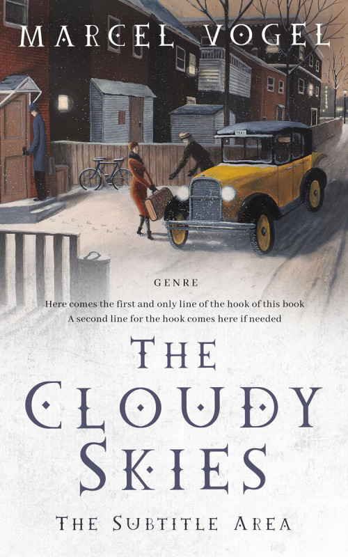 Pre Made Book Cover Thunder