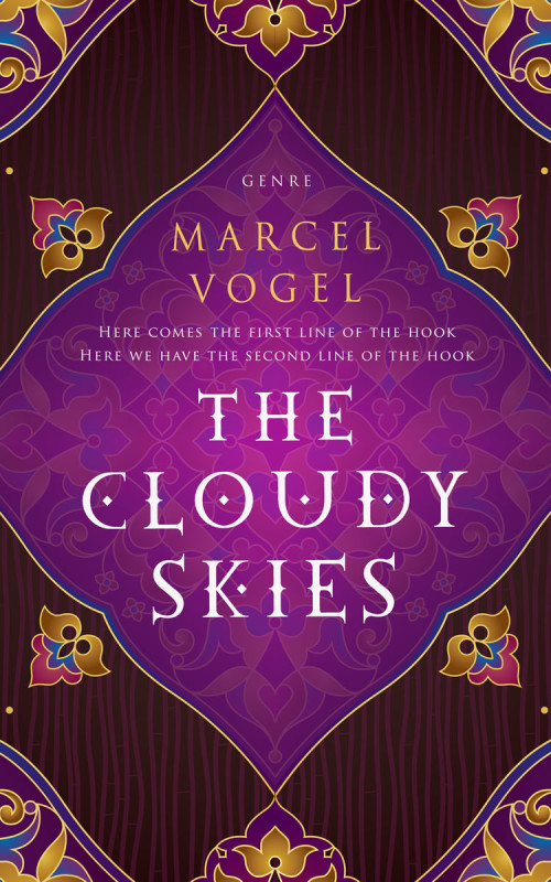 Pre Made Book Cover Wine Berry