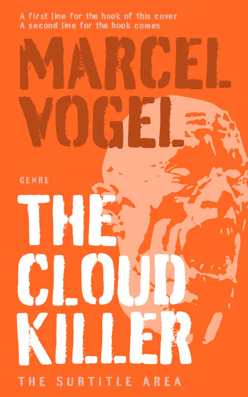 Pre Made Book Cover Flamingo